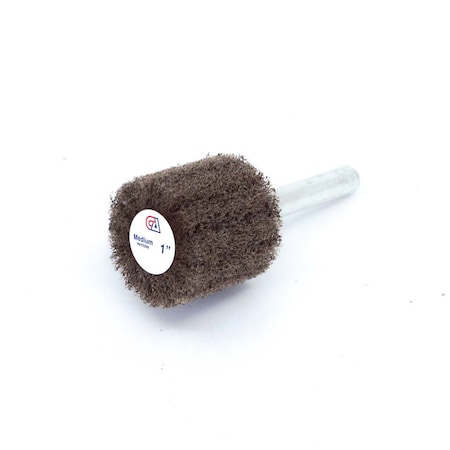 Continental Abrasives 1" x 1" x 1/4" Nonwoven Mounted Flap Wheel Medium FW-NW11M